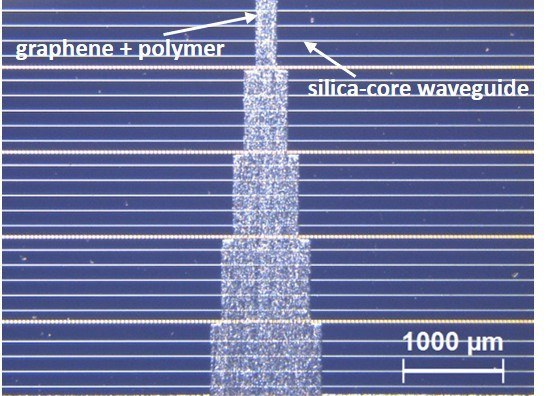 Graphene on silica chip new version